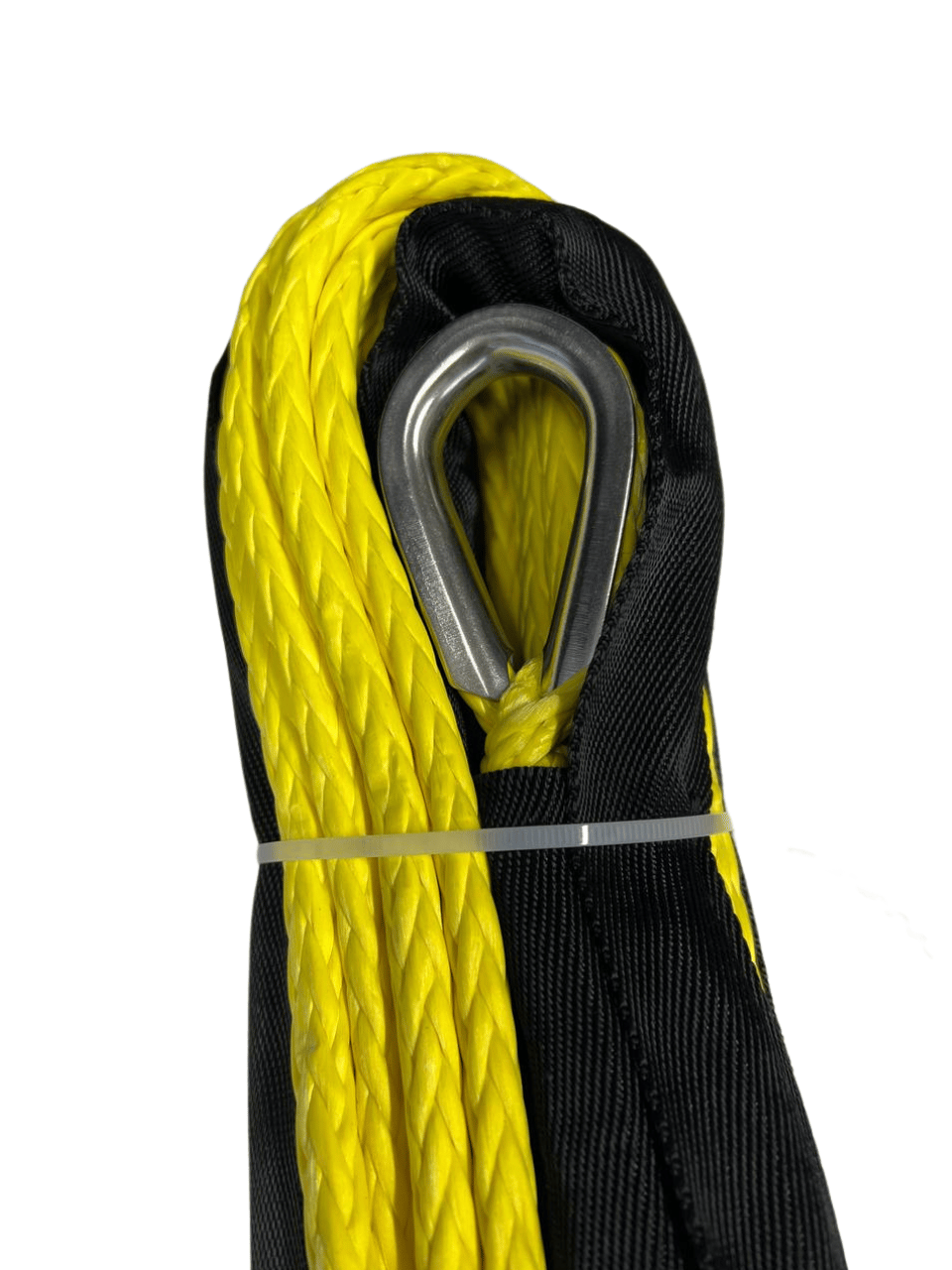 Off-Road Sentetik Vinç Halat - Sarı Renk 26m 9.5mm