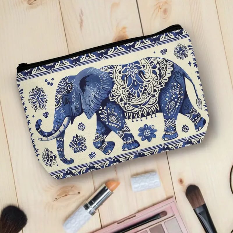 Bohem Yıldız Fil Makyaj Çantası