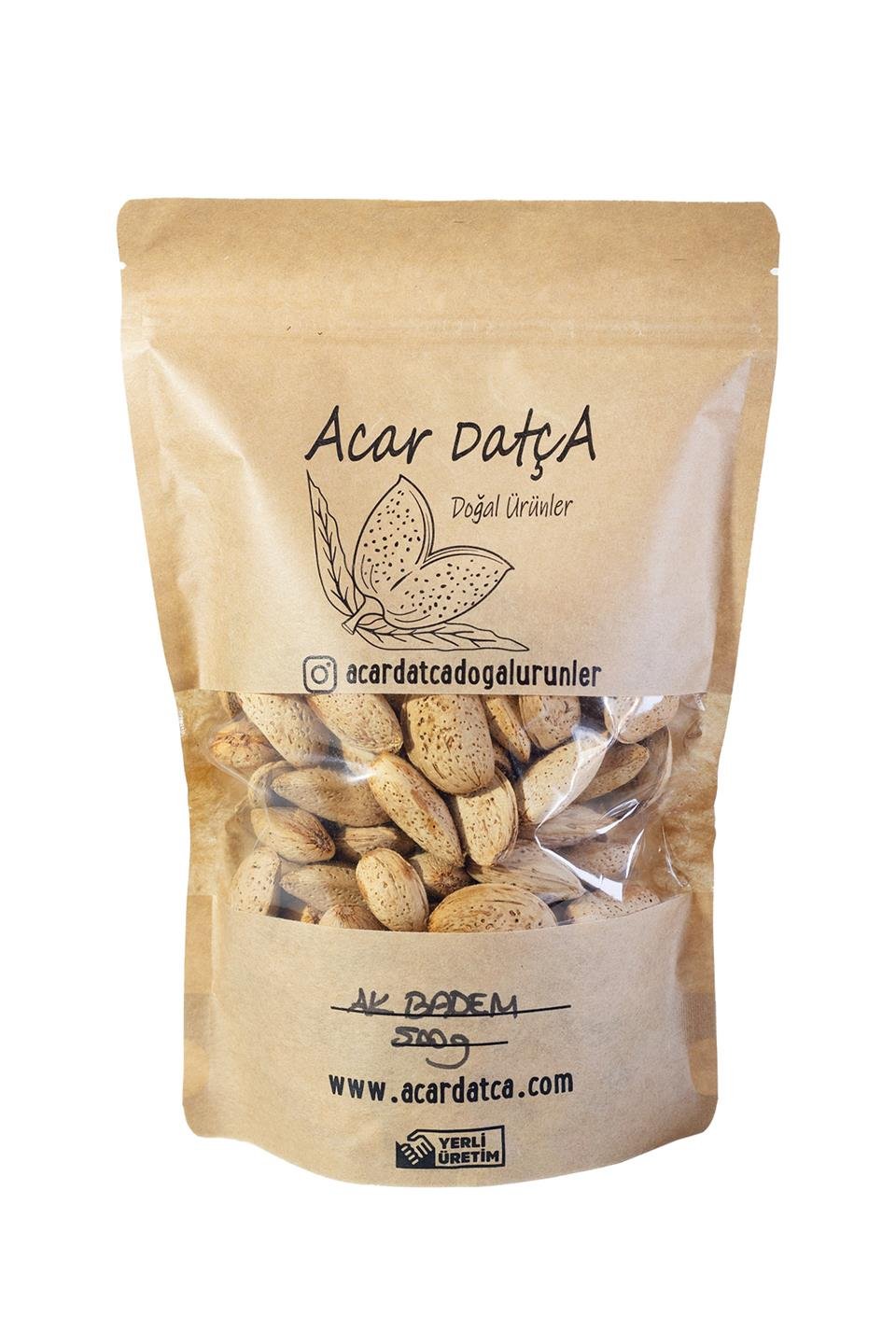 Kabuklu Ak Badem 500 gr