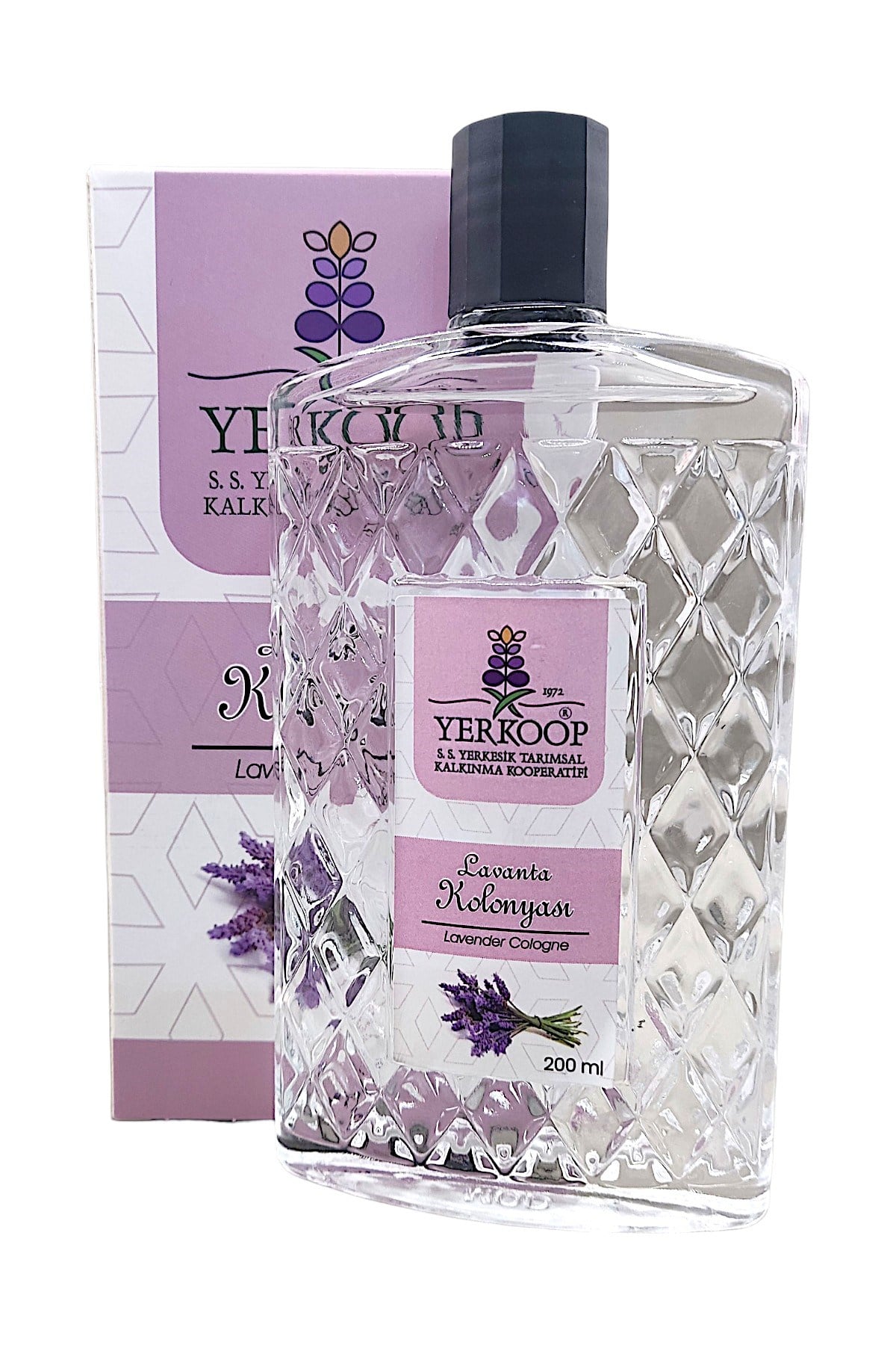 Lavanta Kolonyası 200 ml cam şişe
