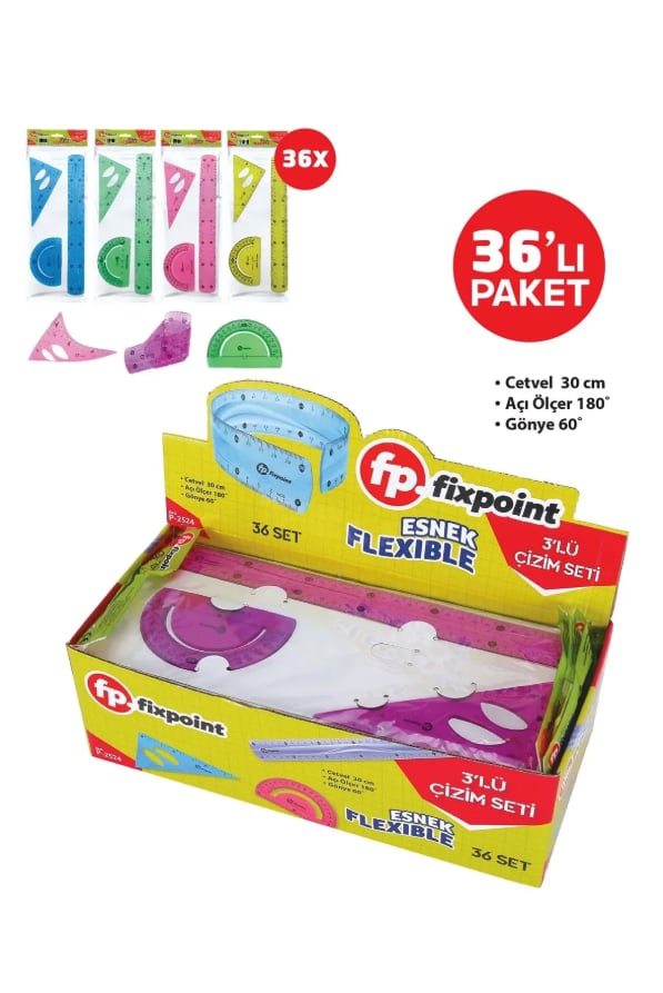 FixPoint Esnek Çizim Seti 3lü P-2524