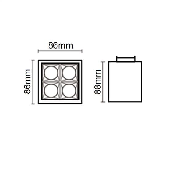 Jupiter Led Tavan Armatürü LC604 S