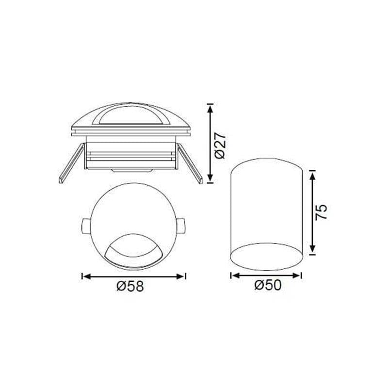 Jupiter Ledl'li Duvar Armatürü LW972 G