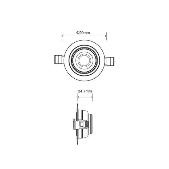 Jupiter Sıva Altı LED Hareketli Spot LS558