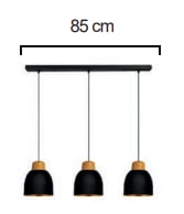 Moda Aydınlatma E-27 Duylu 3'lü Dekoratif Sarkıt Armatür MD-S 4031-01-02