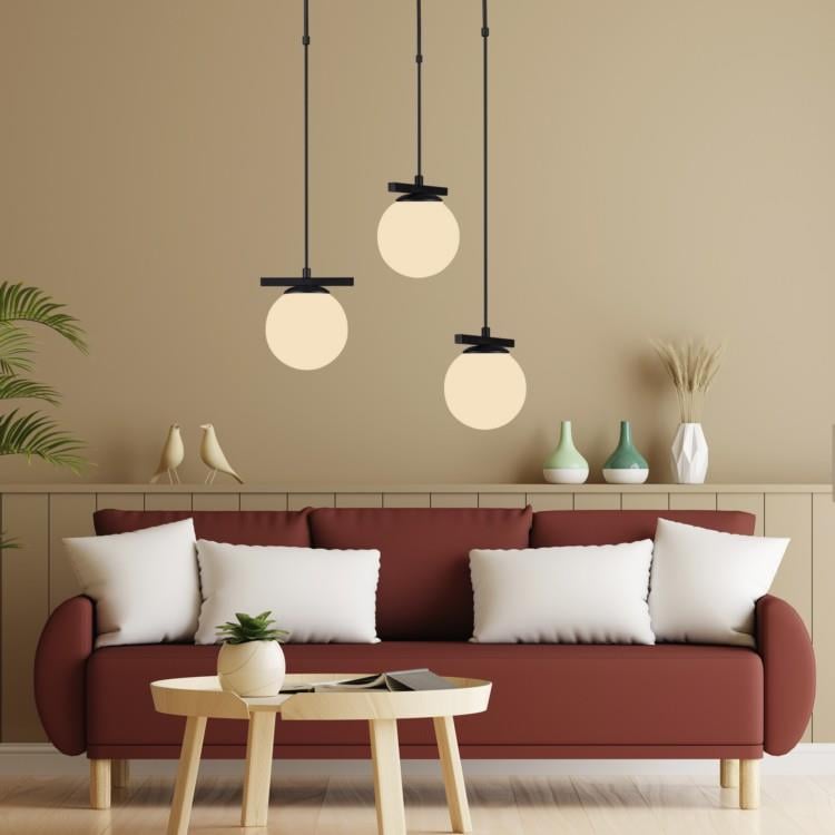 Moda Aydınlatma E-27 Duylu 3'lü Dekoratif Sarkıt Armatür MD-S 4365-02
