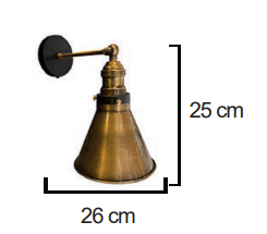 Moda Aydınlatma E-27 Duylu Dekoratif Duvar Aplik MD-A 5030-08