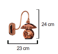 Moda Aydınlatma E-27 Duylu Dekoratif Duvar Aplik MD-A 5048-06