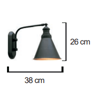 Moda Aydınlatma E-27 Duylu Dekoratif Duvar Aplik MD-A 5008-01-02