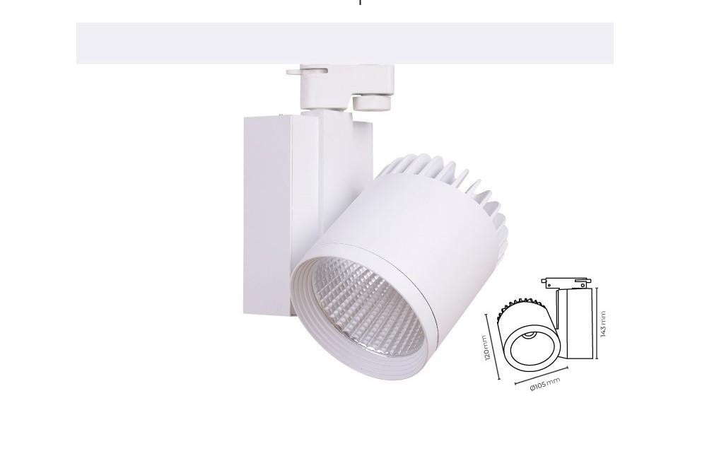 Molled 30W&40W Ledli Ray Spot Armatür MOL2028 B