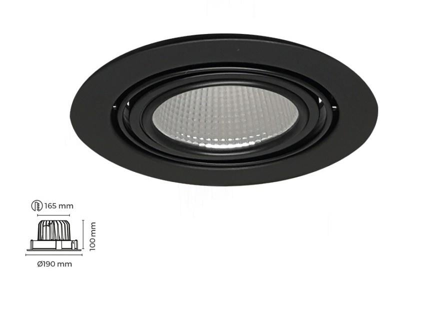 Molled 30W&40W Sıva Altı Led Spot Armatür MOL2085 D