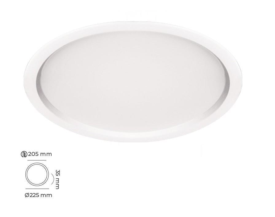 Molled 32W Sıva Altı Backlight Led Spot Armatür MOL603