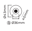 Molled 3W Ledli Merdiven Armatürü MOL7077
