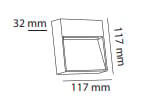 Molled 3W Ledli Merdiven Armatürü MOL9095
