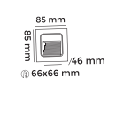 Molled 3W Ledli Sensörlü Merdiven Armatürü MOL9000