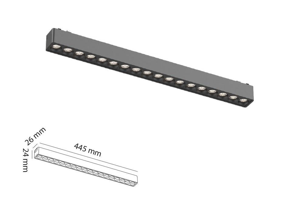 Molled 44Cm 24W Mercekli Slim Magnet Aydınlatma MOL6057
