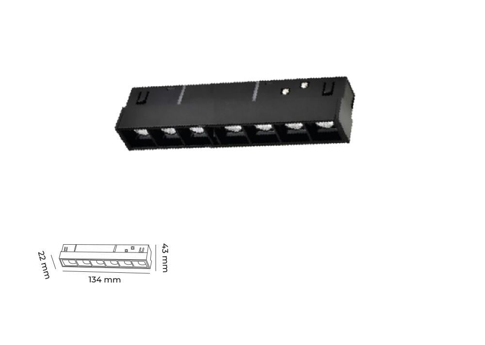 Molled 6W Mercek Lensli Magnet Aydınlatma MOL6028