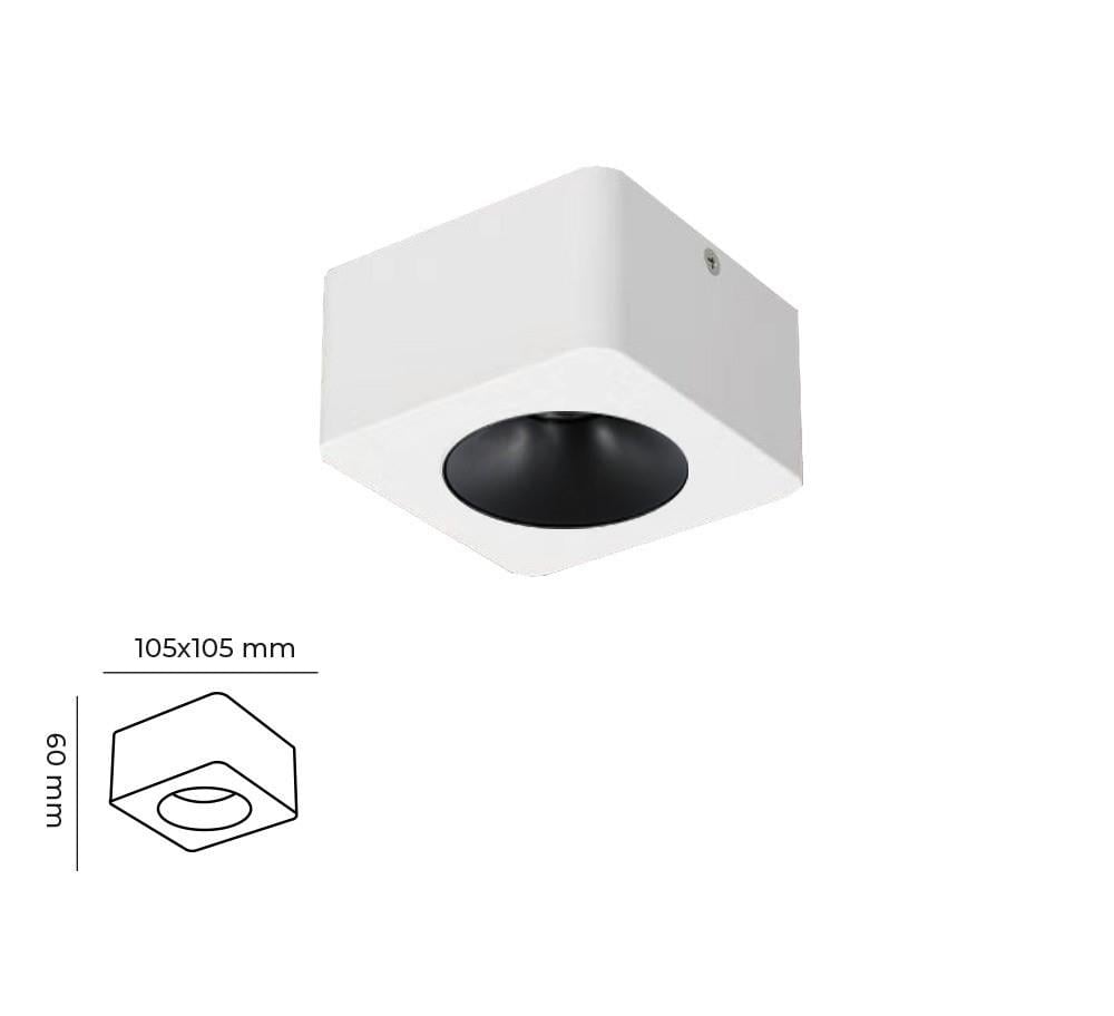 Molled 8W&12W Sıva Üstü Led Spot Armatür MOL2420 BS