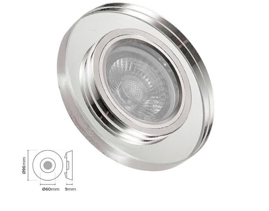 Molled Gu-10 Duylu Sıva Altı Cam Mini Spot Armatür MOL502