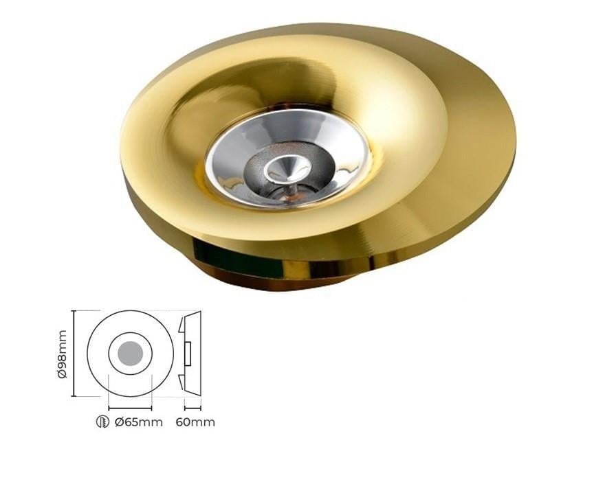 Molled Gu-10 Duylu Sıva Altı Mini Spot Armatür MOL4026