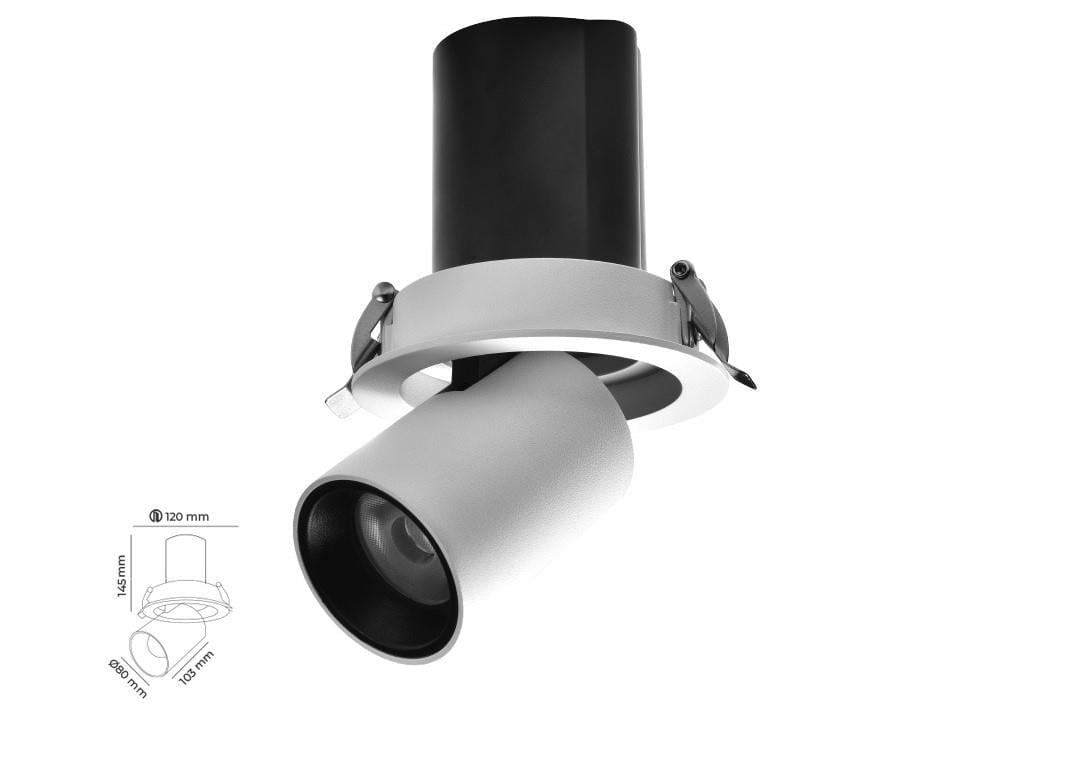Molled Sıva Altı Hareketli Led Spot Armatür MOL5012