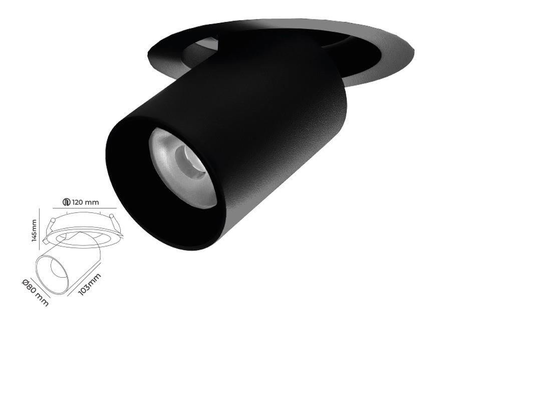 Molled Sıva Altı Hareketli Led Spot Armatür MOL5012
