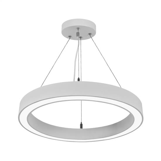 Nevo 100 cm Ledli Yuvarlak Simit Linear Sarkıt Beyaz NS115-3