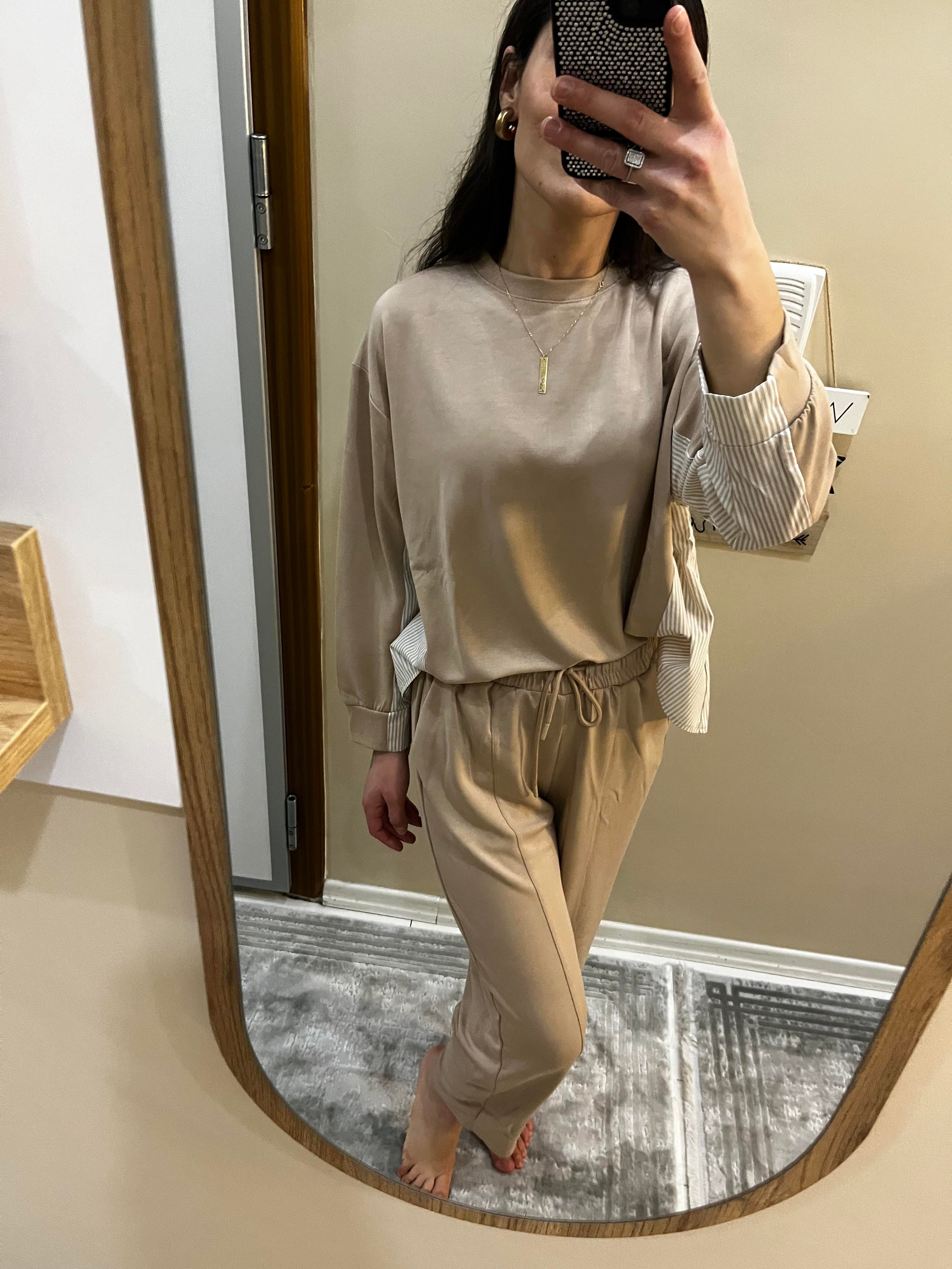 Oysh Kumaş Gömlek Detaylı Takım