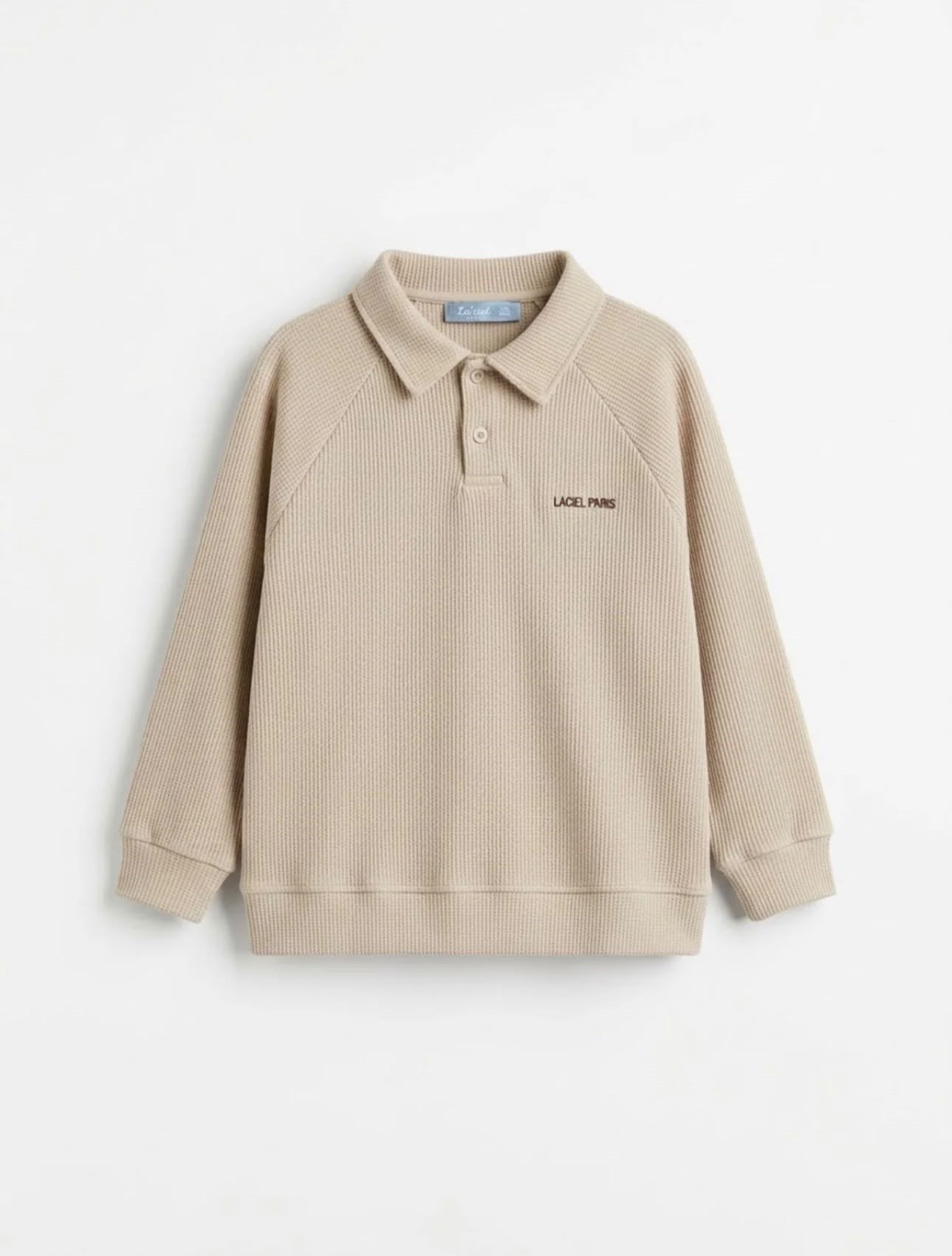 Bej Gofre Kumaş Sweat