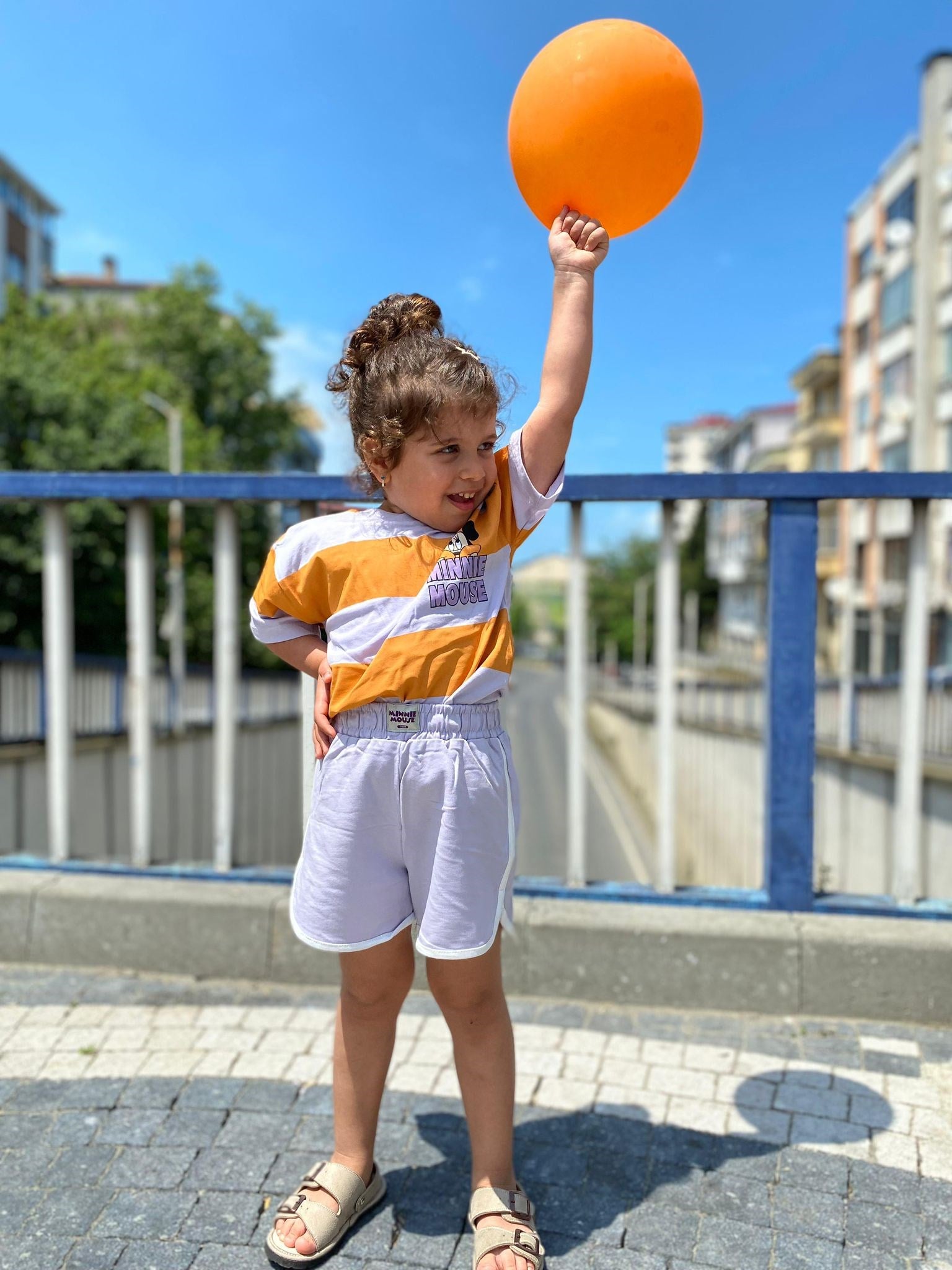 Lila Turuncu Minnie Takım