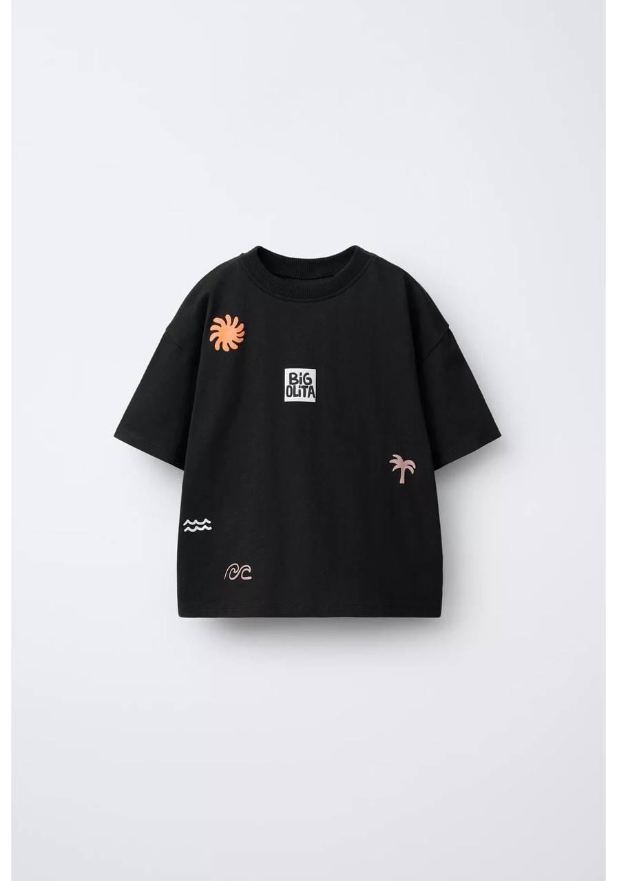 Siyah Big Olita Tshirt