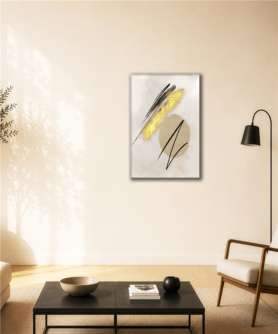 Abstract Mixed | Yağlı Boya Dokulu Soyut Tablo - Soyut Tablo Duvar Tablosu | TablomGelsin