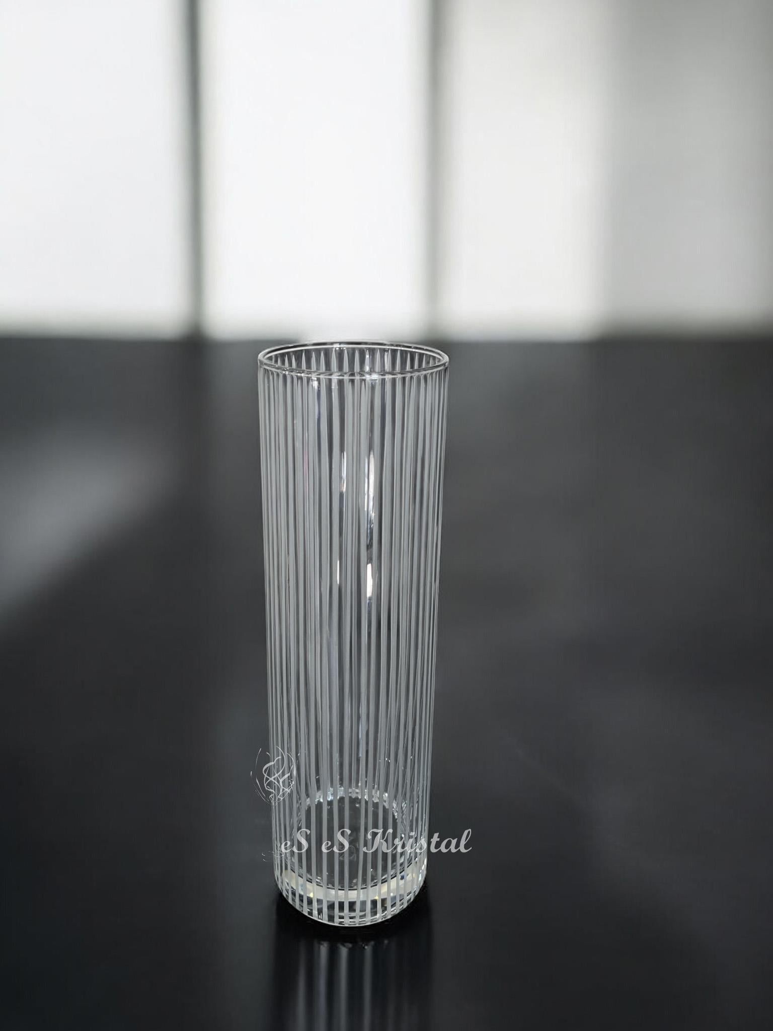 Botanic Vazo 27 Cm Ayaksız İnce Dik Kesme Mat