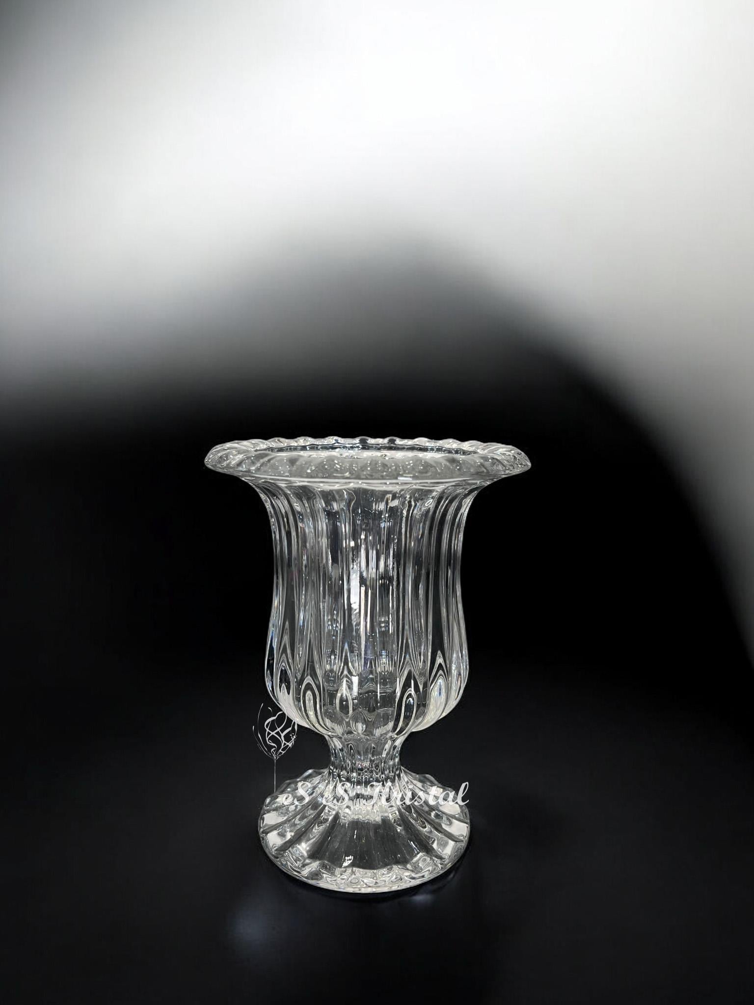 Diamond Vazo 14 Cm Sadecam Şeffaf