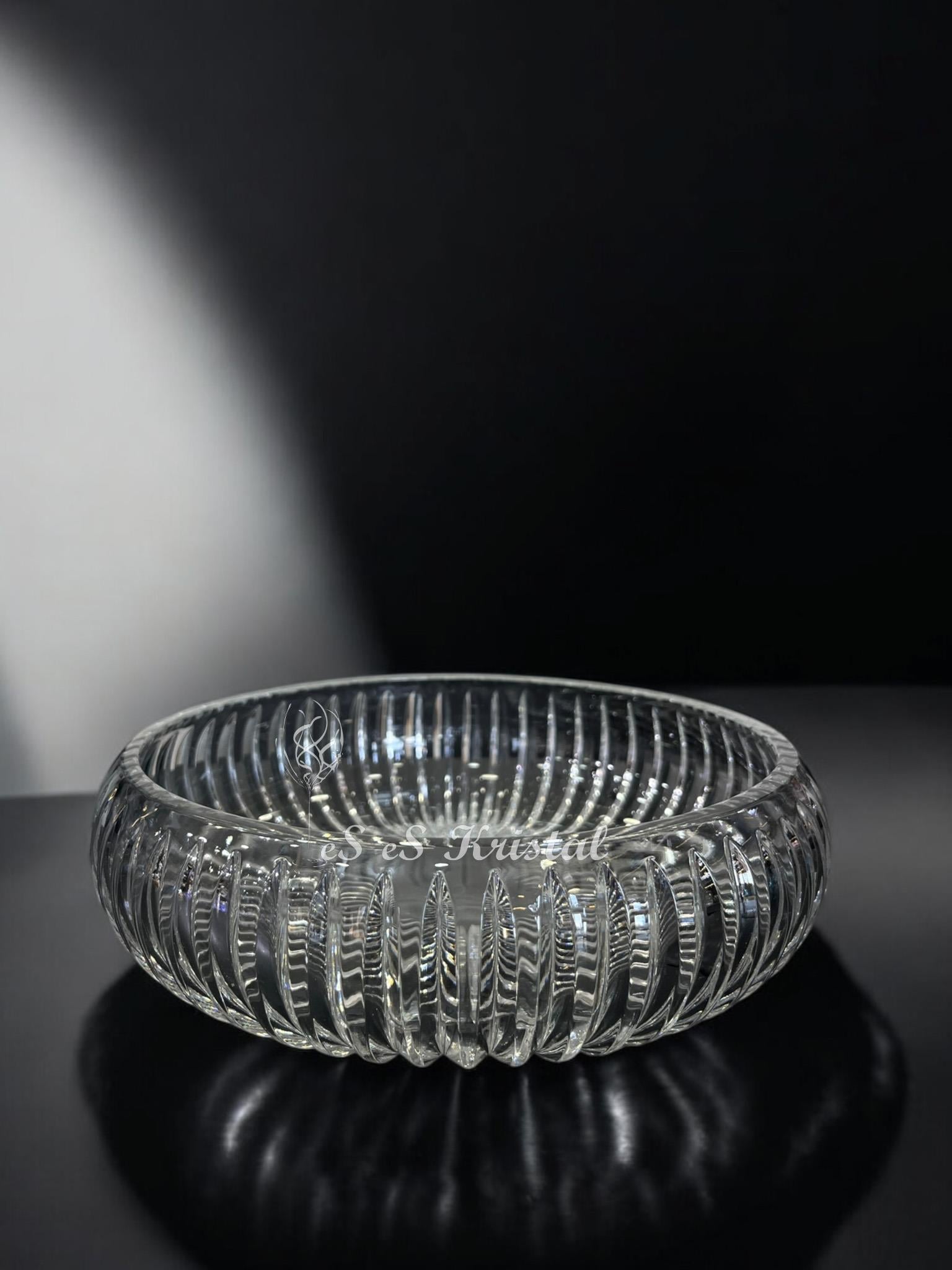 Nilüfer Kase Dik Kesme Şeffaf 22 cm