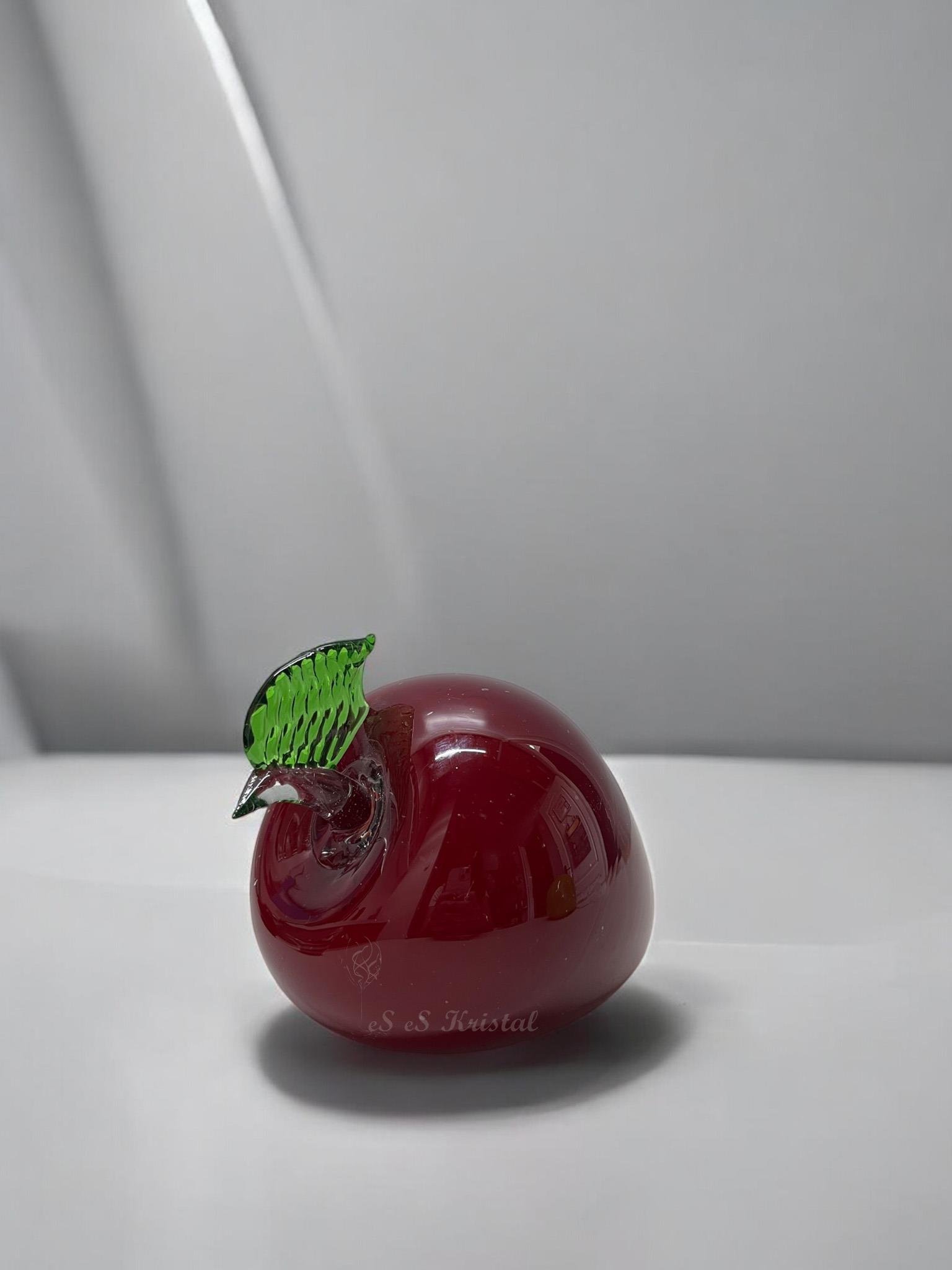 Yarım Elma Obje Kırmızı