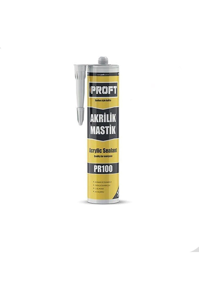 Silikon ve MastiklerHRDY10524PROFT PR100 AKRILIK MASTIK 450 GR BEYAZ