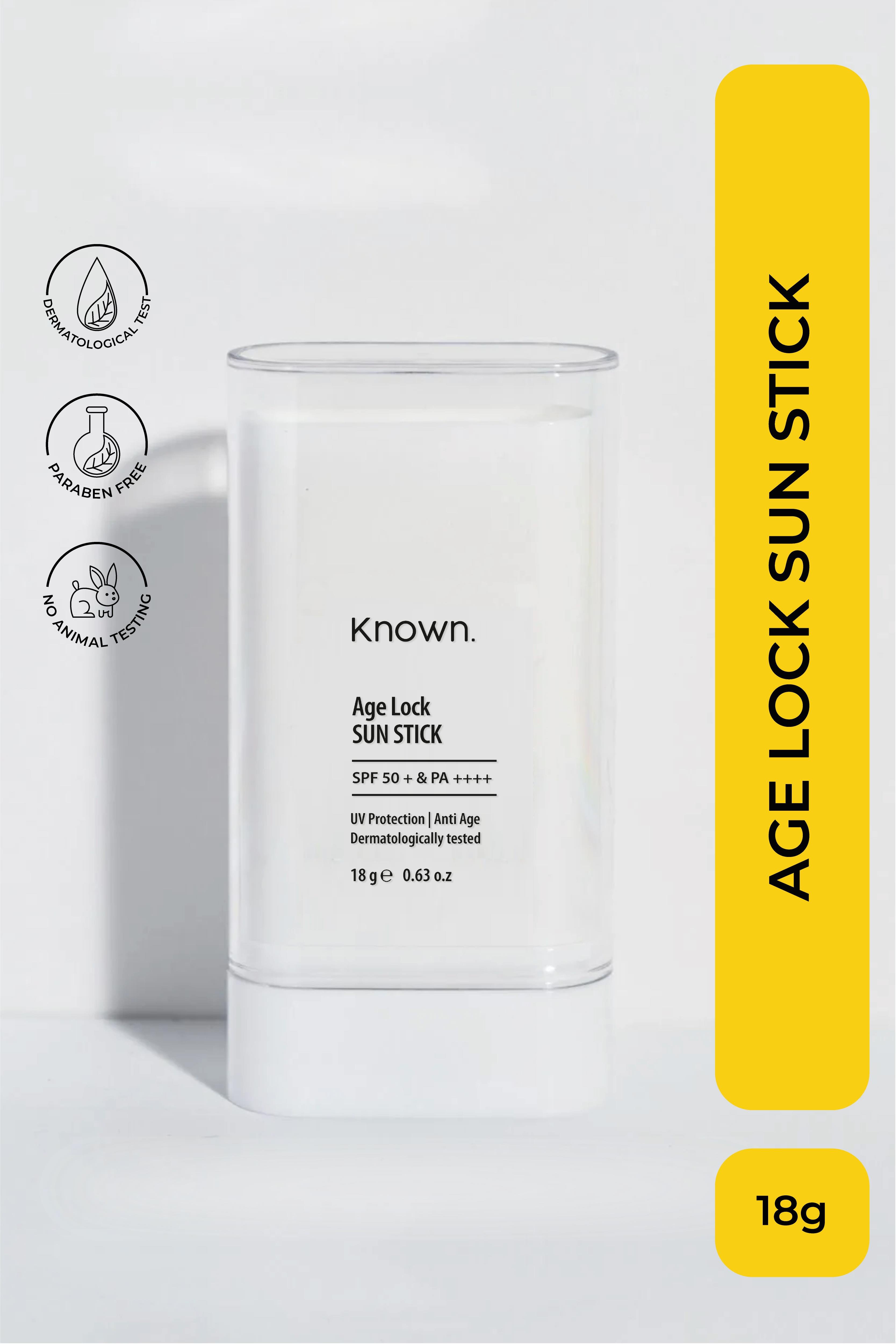 Age Lock Stick Güneş Kremi 50+ SPF | Yaşlanma Karşıtı– Mat Bitiş – Günlük Kullanım