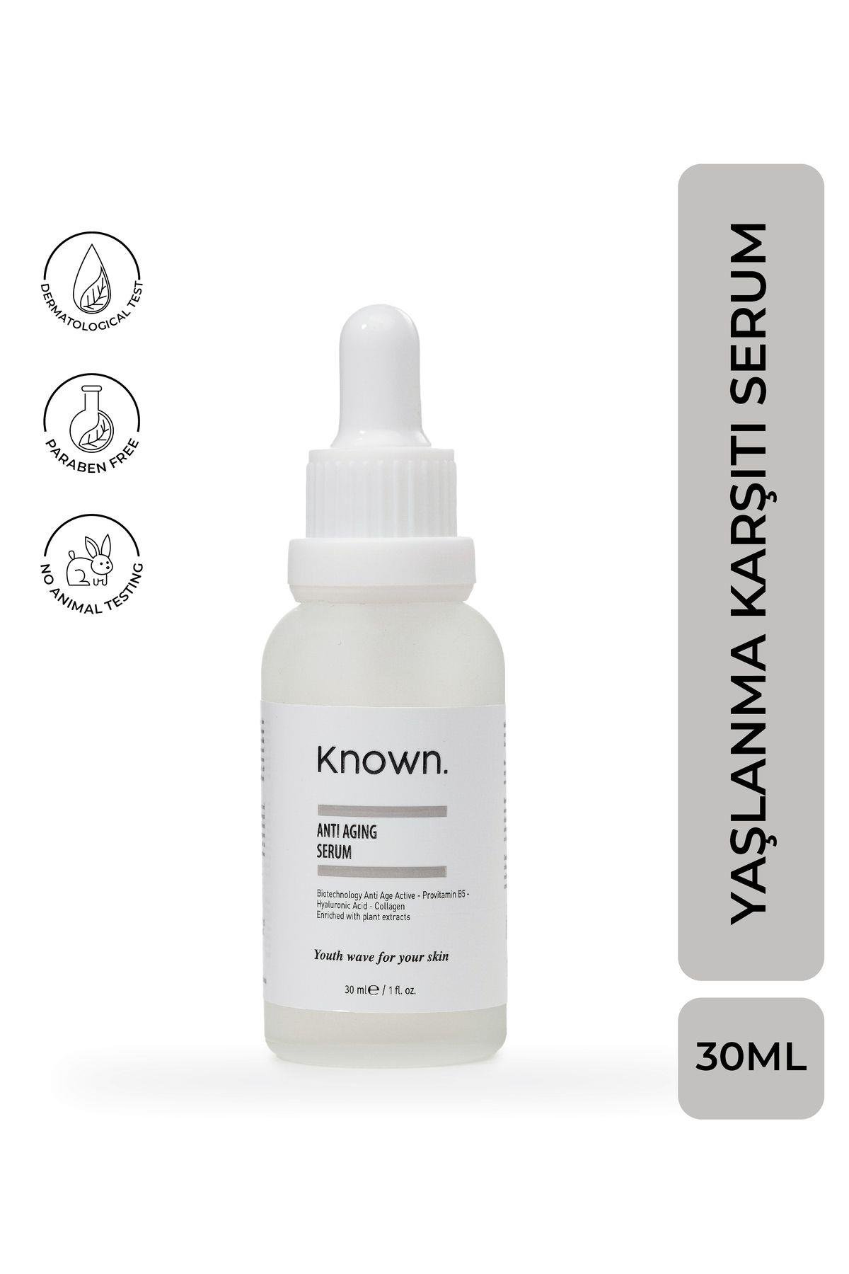 Yaşlanma Karşıtı Serum 30 ml (BİYOTEKNOLOJİK AKTİF-PROVİTAMİN B5-HYALURONİK ASİT)