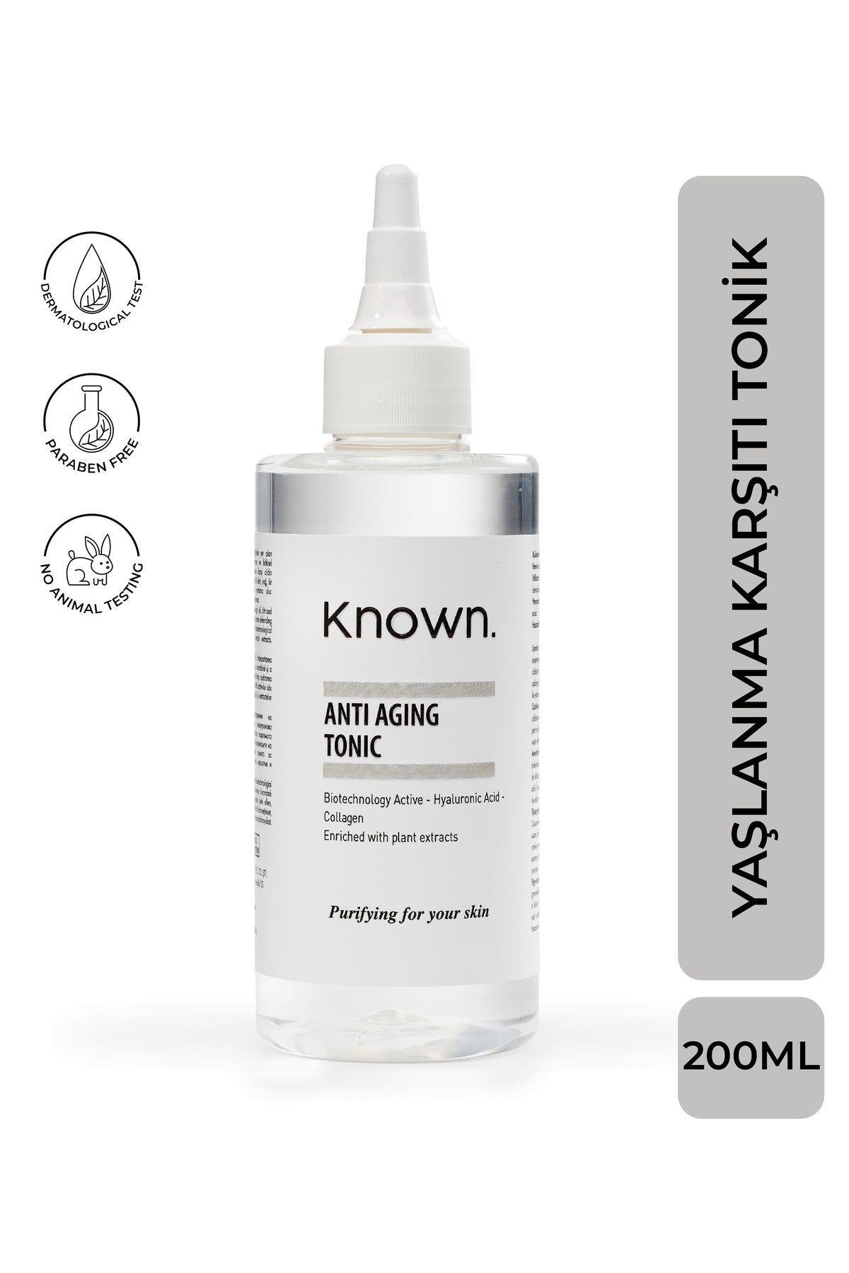 Yaşlanma Karşıtı Tonik 200 ml (BİYOTEKNOLOJİK AKTİF-HYALURONİK ASİT-KOLAJEN)