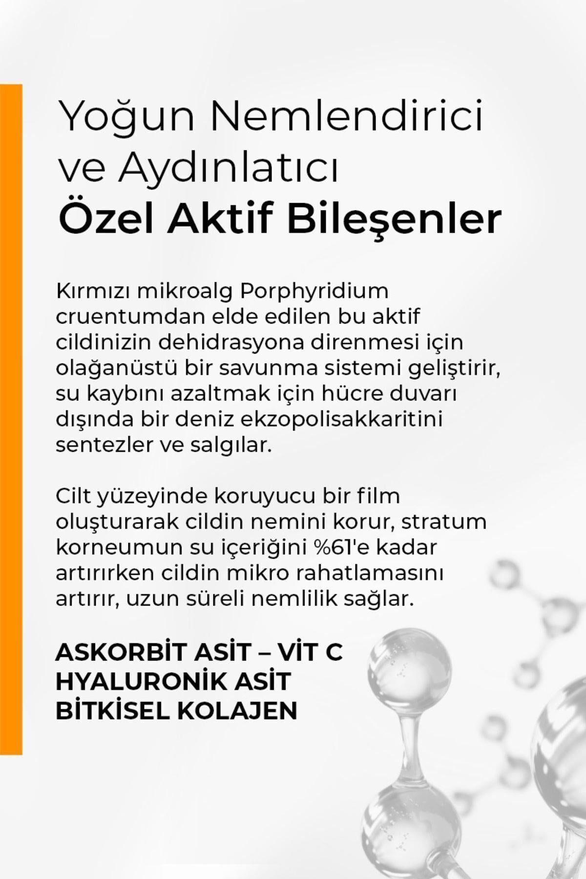 Yoğun Nemlendirici Set (MİKRO ALG-C VİTAMİNİ-HYALURONİK ASİT-KOLAJEN)