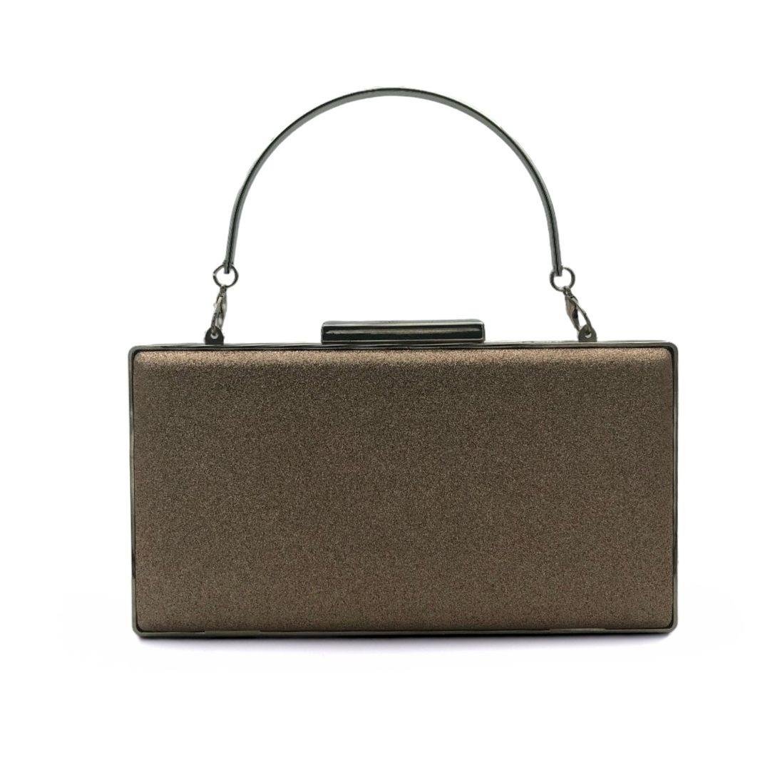 Gold Simli Altın Tozu Abiye Çanta