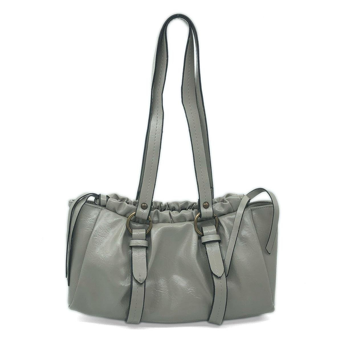 Grande Model Gri Omuz Çantası