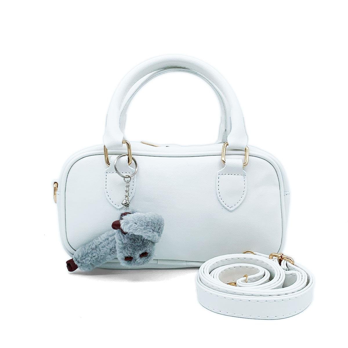 Mini Model Beyaz Çapraz Çanta