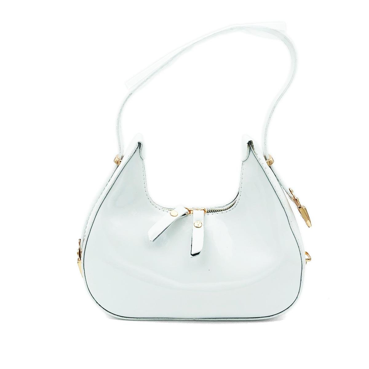 Moon Model Beyaz El Çantası 