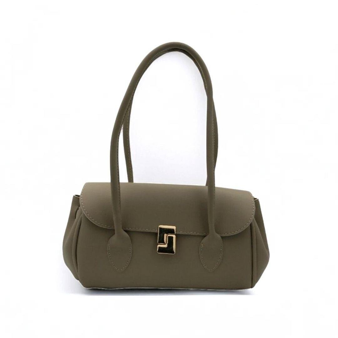 Vizon Gold Kilit Detaylı Modern El Çantası