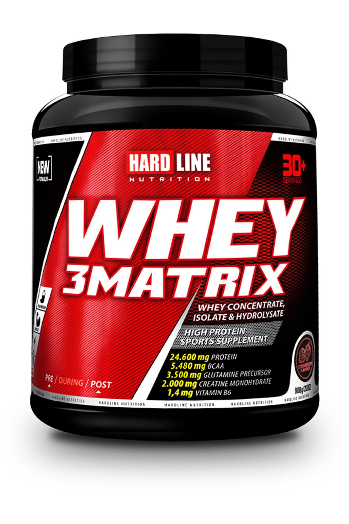 Whey 3 Matrix 908 gr Protein Tozu Çilekli Aromalı