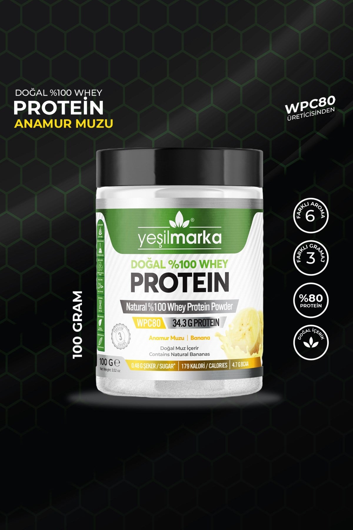 Whey Protein Tozu - Anamur Muzu 100 g
