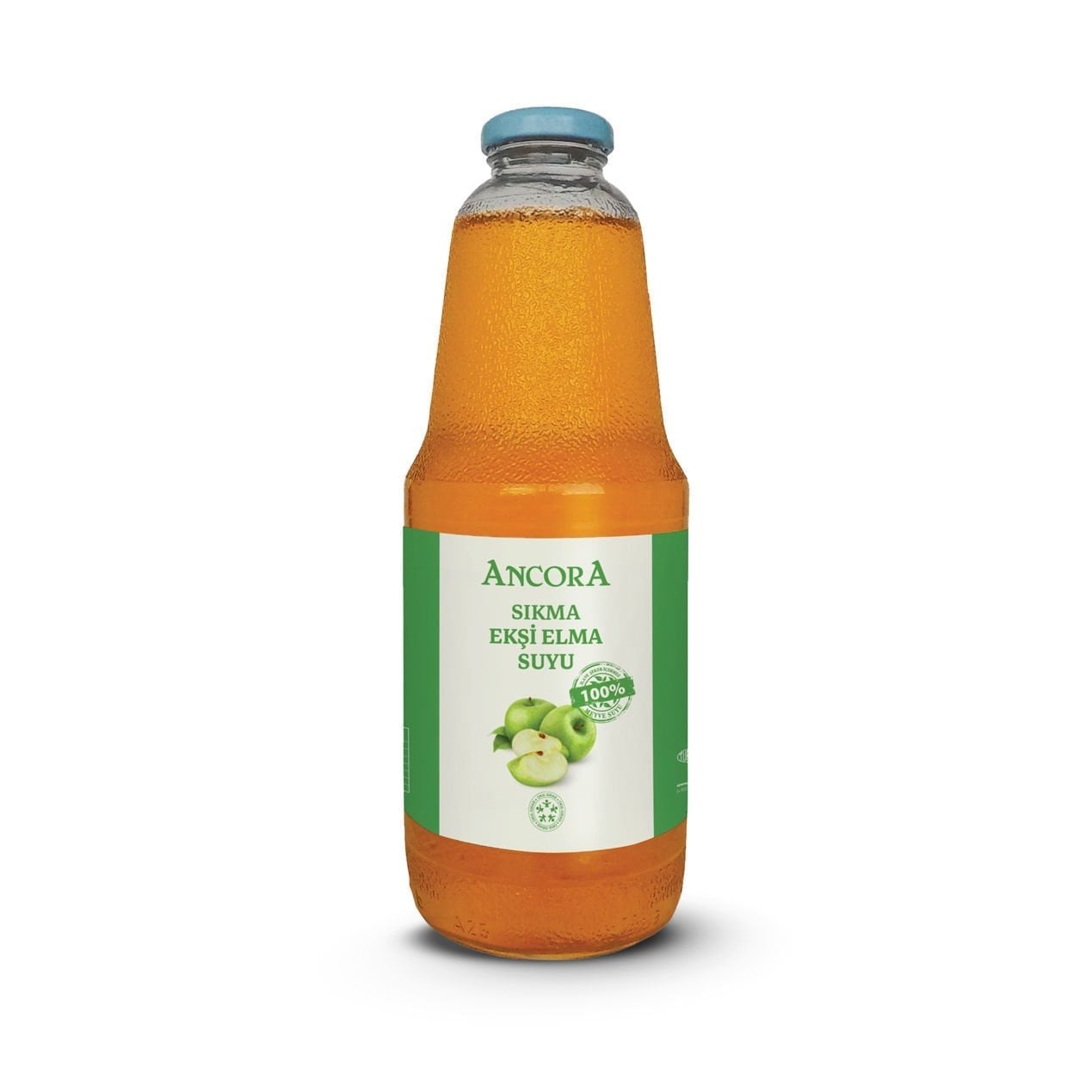 Ancora %100 sıkma 1000 ml. Ekşi Elma Suyu