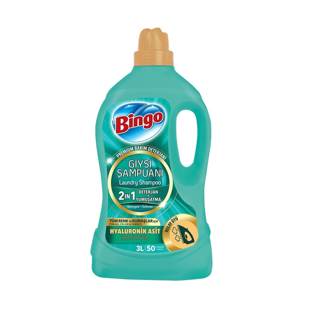 Bingo Giysi Şampuanı 2ın1 Kolay Ütü 3 lt